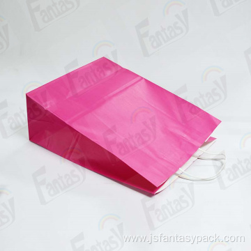 Customise Clothing Shopping Package Black Paper Bag